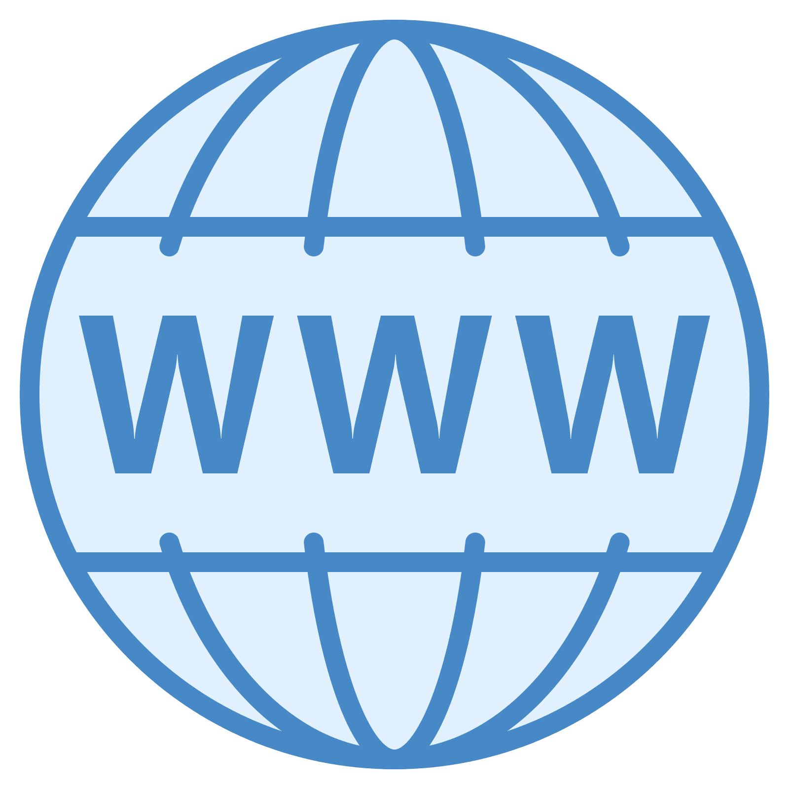 Символ интернет сайта