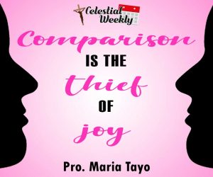 Comparison is the thief of joy