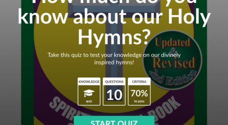 How much do you know about our Holy Hymns