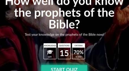How well do you know the prophets of the Bible?
