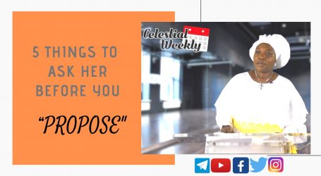 5 Things to ask her before you propose