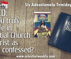 Creed :  Do you truly believe in Celestial Church as often confessed?