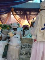 People paying respects to Late Superior evangelist P. H. Ajose