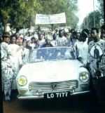 Pastor Founder during the 25th Anniversary parade